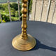 Old brass candle holder