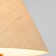 Solid teak table lamp by Kirk Copenhagen (Denmark, 1960s).