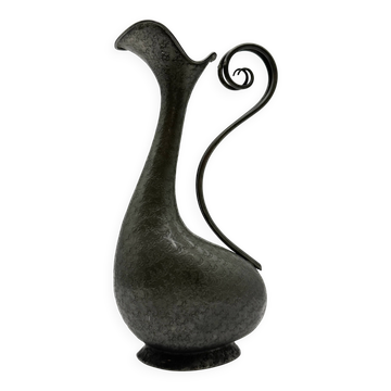 Hammered pewter jug – San Nazaro Peltro, Italy 1960s