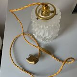 Vintage art deco pendant or portable lamp