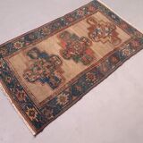 Antique caucasian rug 155x88 cm vintage, wool, red