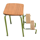 Escabeau stool in formica years 60