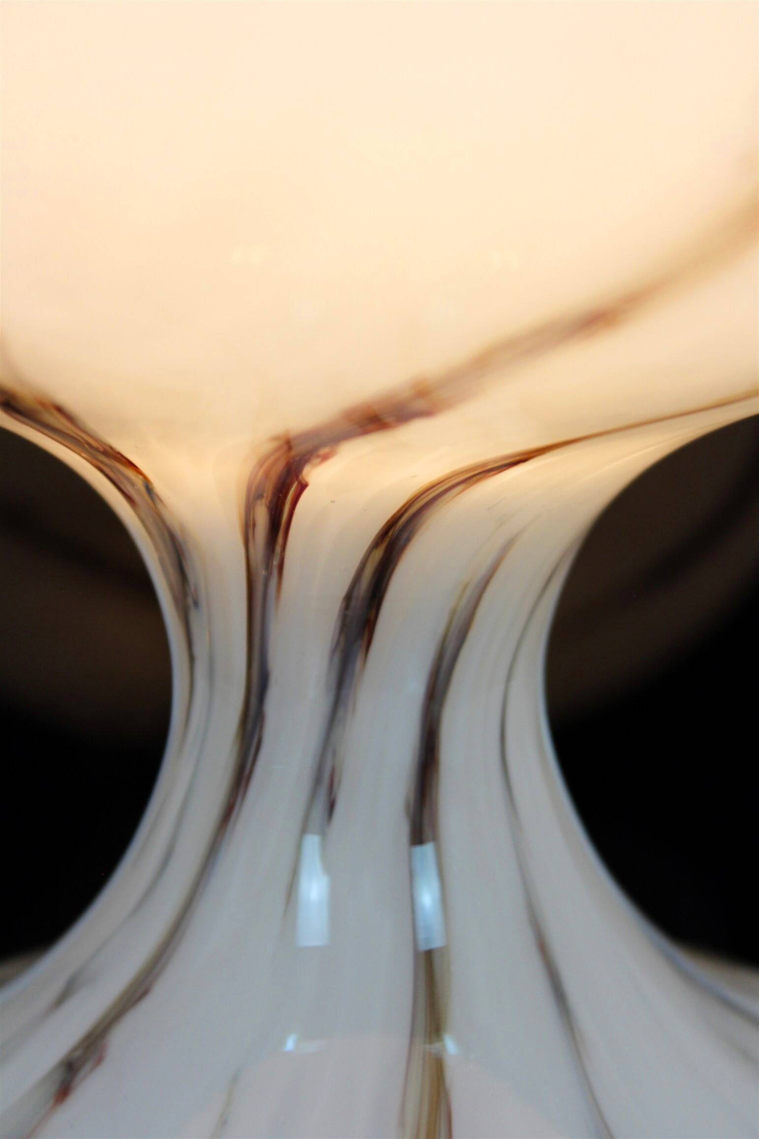 Mid-Century Glass Table Lamp by Stepan Tabery for Opp Jihlava, 1970s