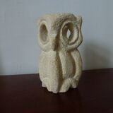 Owl Lamp Owl Albert Tormos Stone Sculpture Vintage 60s