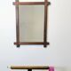 Solid wood mirror from the 1940s – 53 x 40 cm – simple and elegant