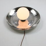 Vintage chrome eye wall lamp, 70s