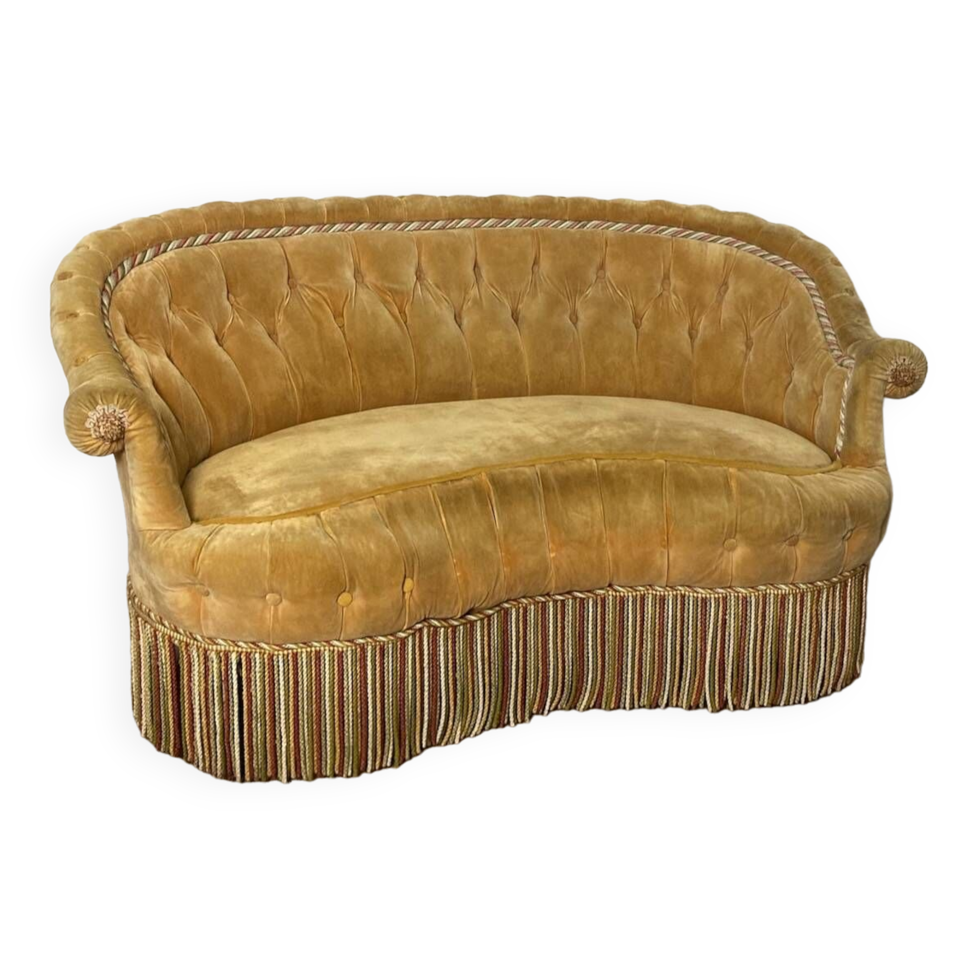 Golden yellow Toad sofa