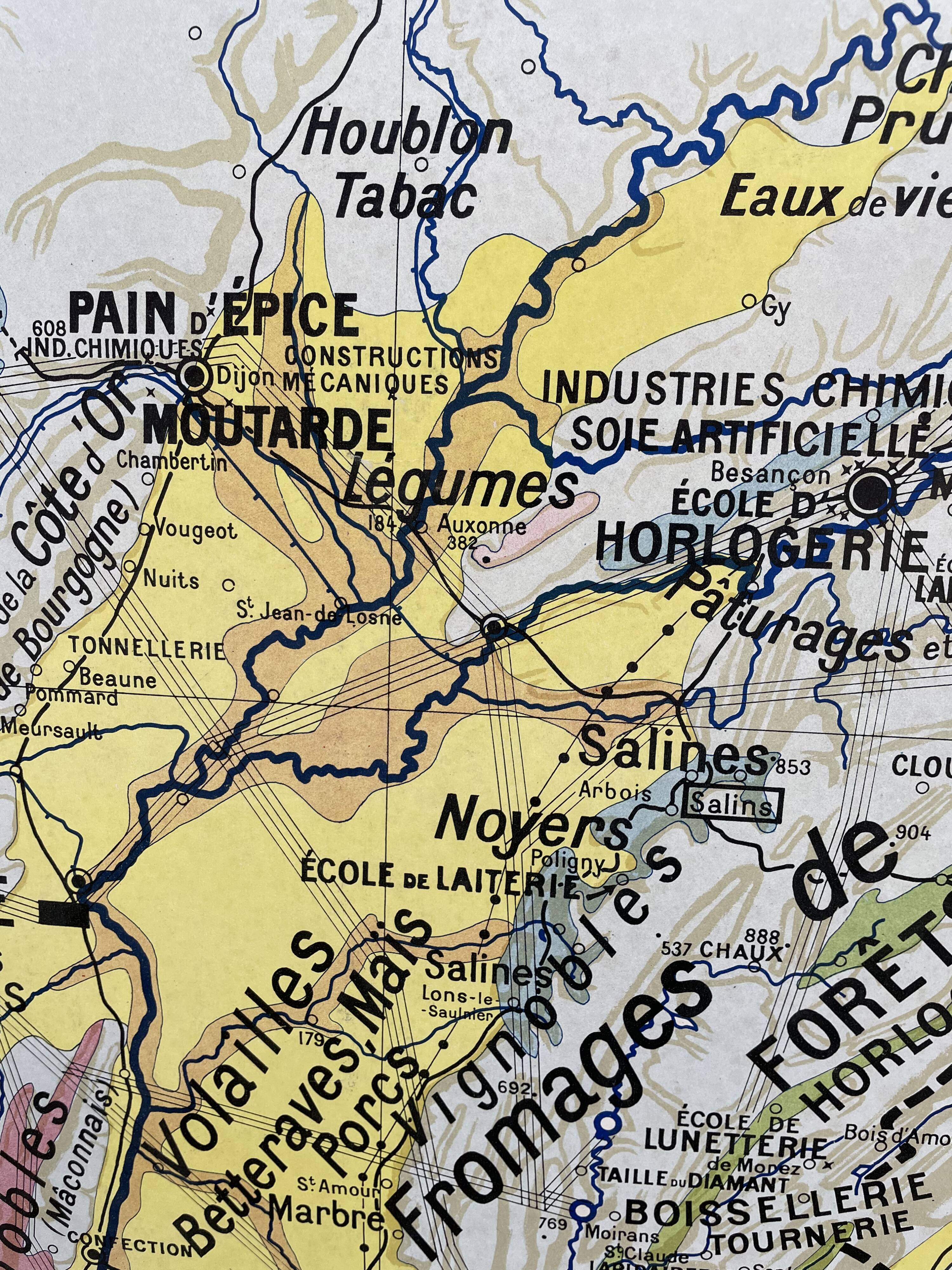 Jura school map