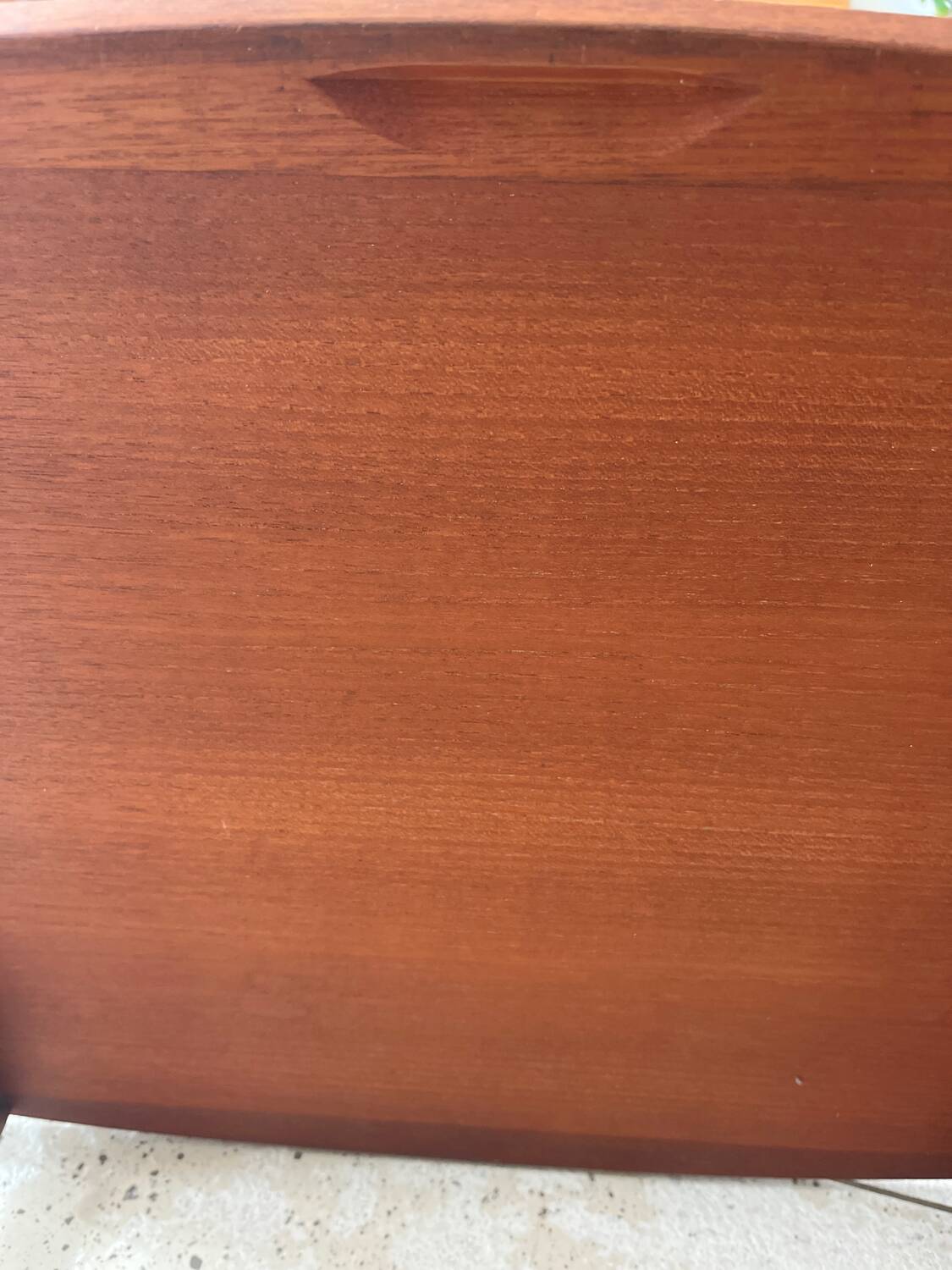 2 Danish teak nesting tables Mobelintarsia 60s