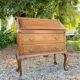 Chippendale Style Mahogany Slant-Leaf Desk/Secretary