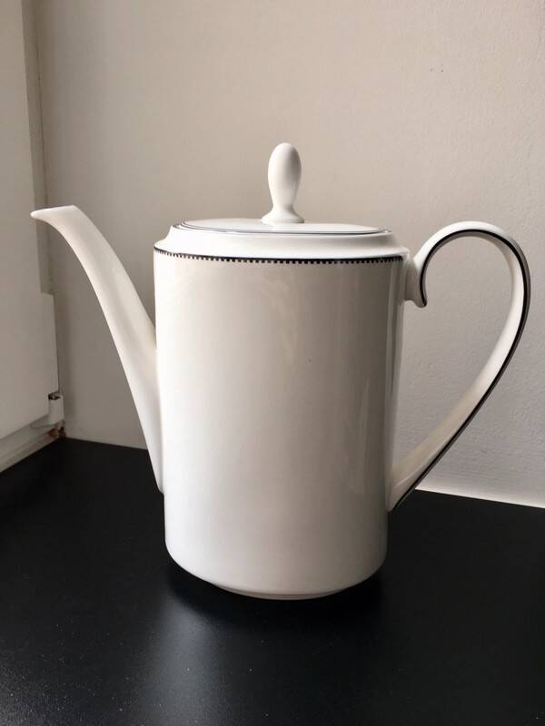 Cafetière Théière Wedgwood x Vera Wang Bone China