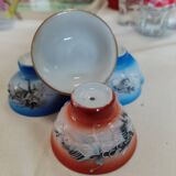 4 small glasses for brandy