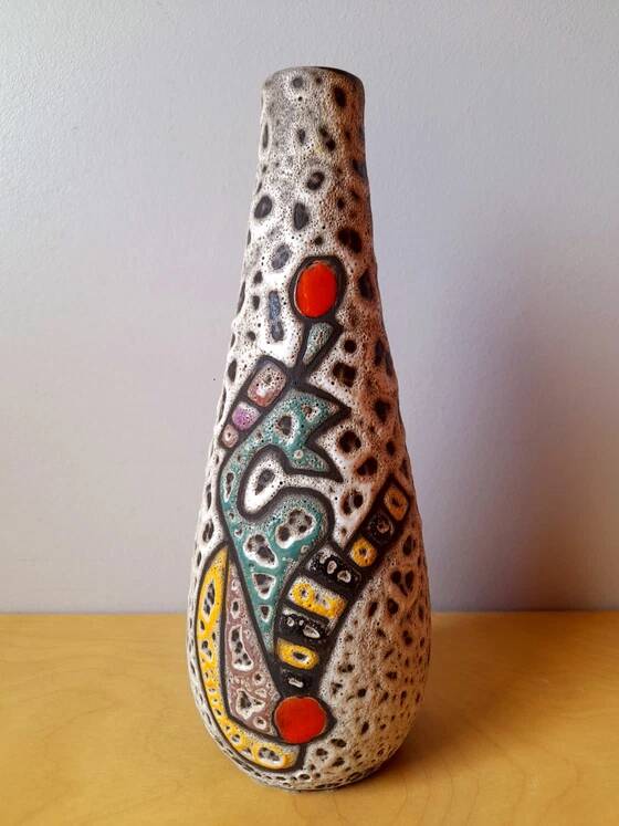 Fat Lava Vase Marius Bessone, Vallauris 1960