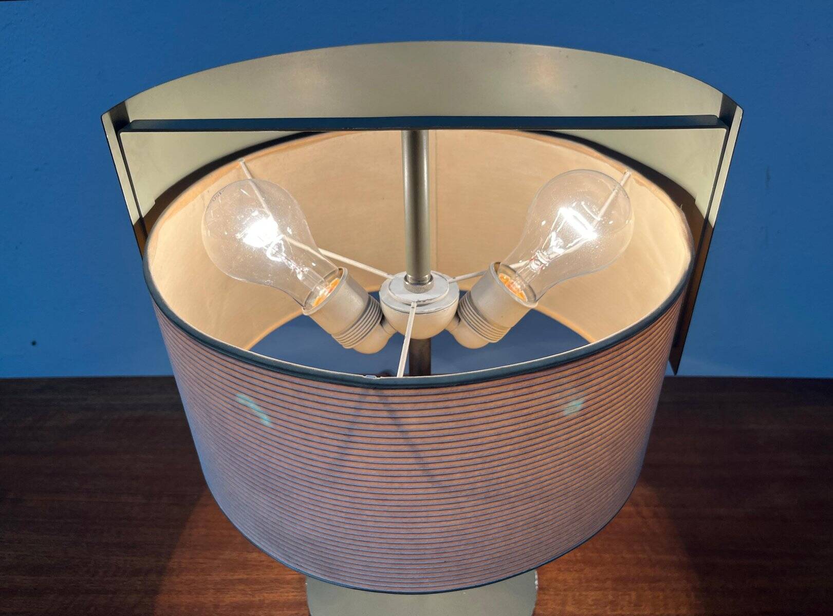 Mid-century modern minimalist swivel table lamp, 1960s