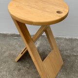 Wooden folding stool, model Suzy by Adrian Reed, 1980