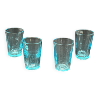 Sky Blue Glass Shot Glasses