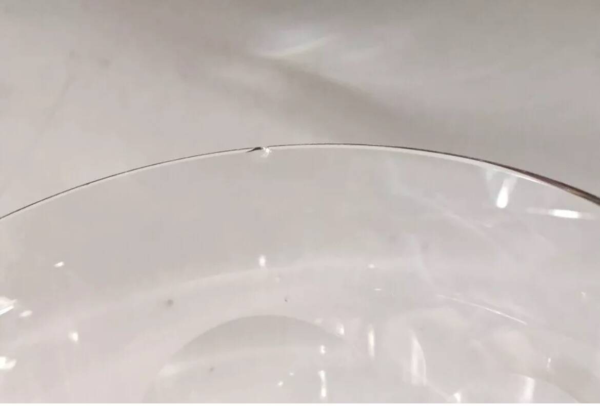 Set of 3 Baccarat Talleyrand crystal glasses