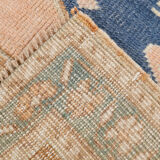 Tapis oushak bleu fait à la main 280x167cm