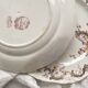 2 polychrome ironstone dinner plates "Wentworth" by Emile Bourgeois