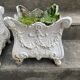 Pair of cast iron planters. Alfred Corneau Charleville around 1900