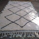 Beni ouarain carpet, 100% virgin wool, handmade