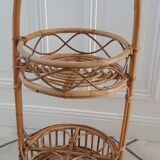 Rattan bar service 70s