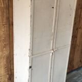 ancien vestiaire en métal deux porte armoire d'atelier