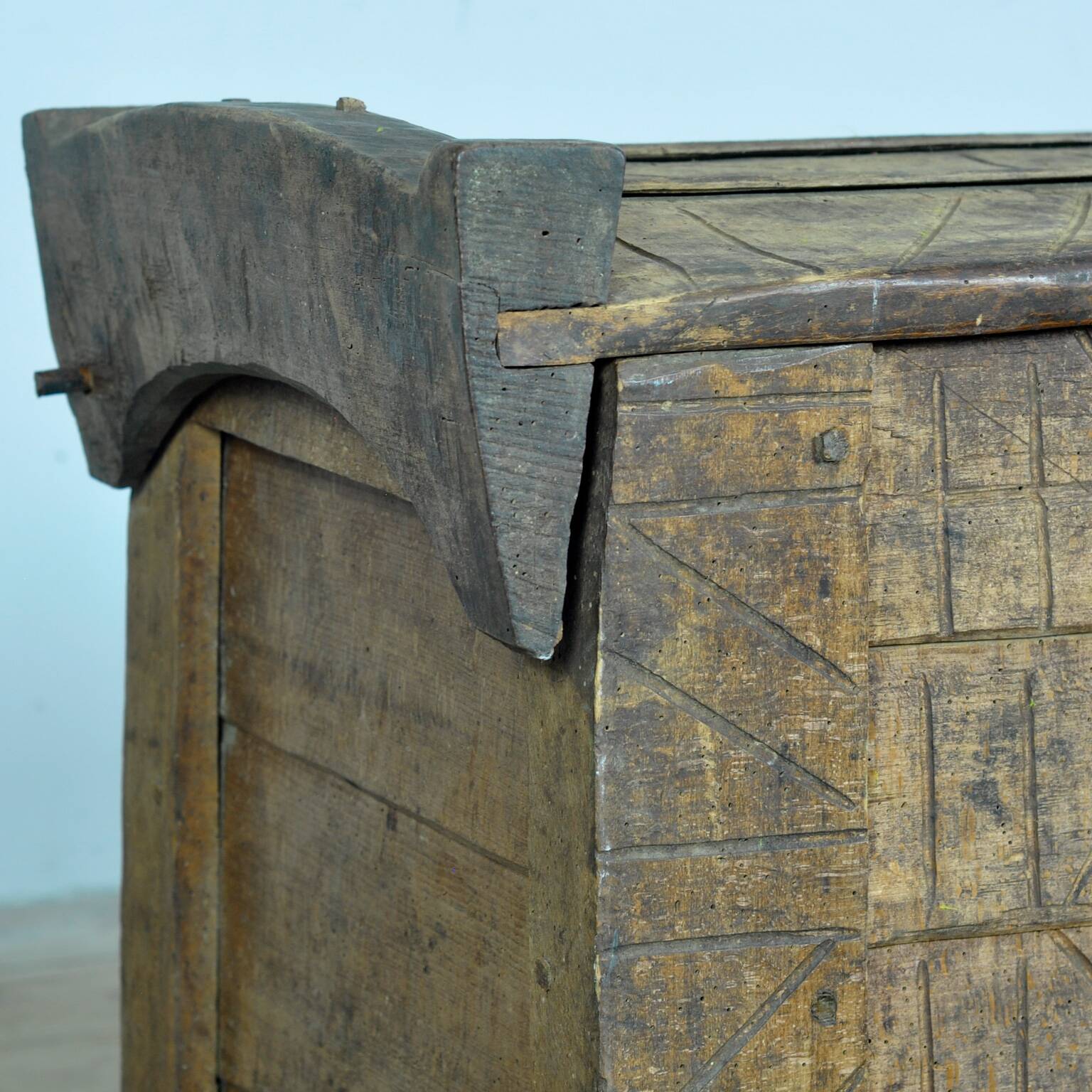 Antique shepherd’s chest, 1850s