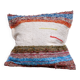 Housse de coussin artisanale en coton recyclé tissé main