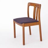 Ensemble de 4 chaises vintage en teck, 1960, par Uldum, Danemark