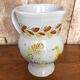 Old HB QUIMPER Pitcher White Cracked Ceramic Decor Birds Flowers #A765