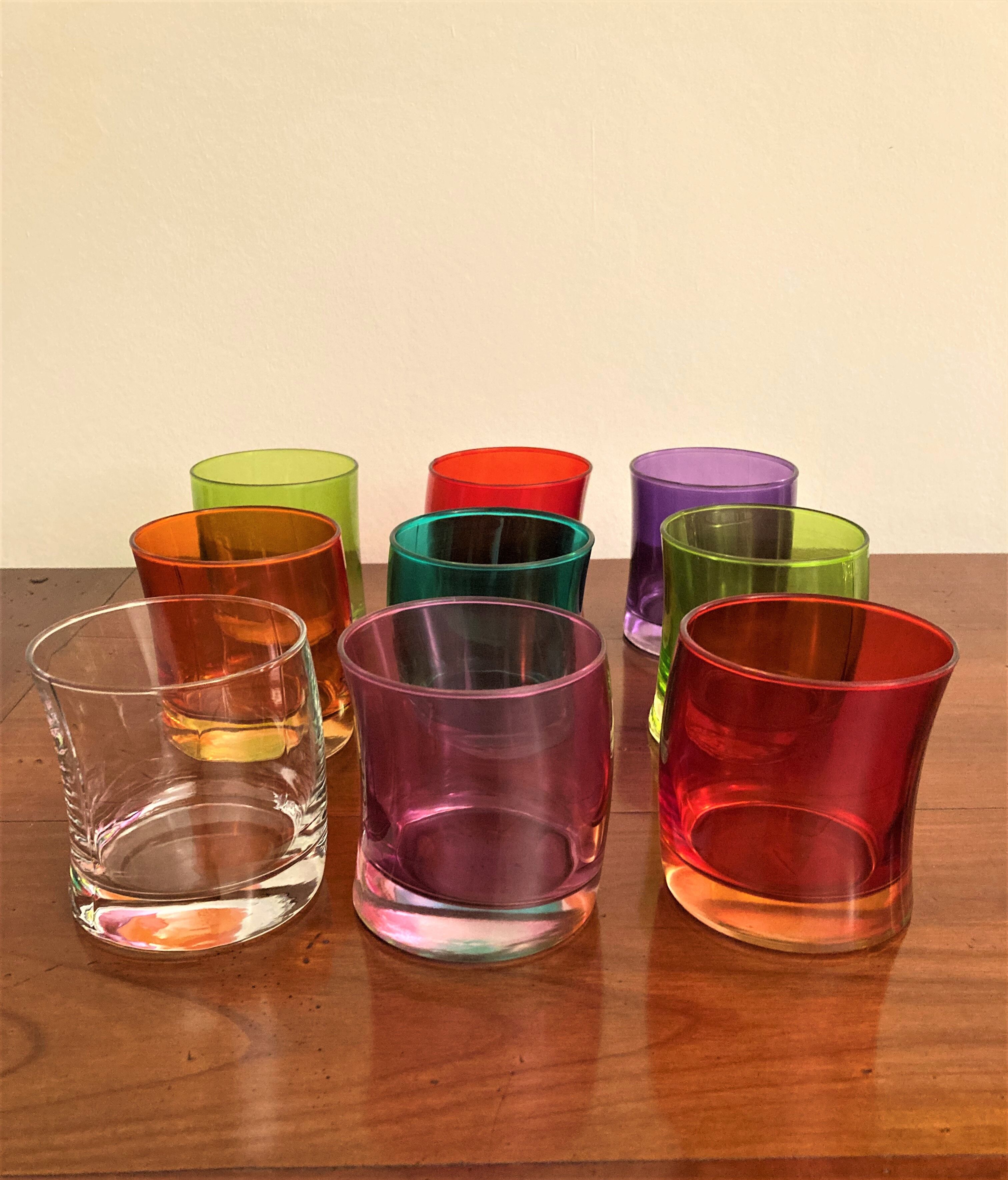 Verres colorés