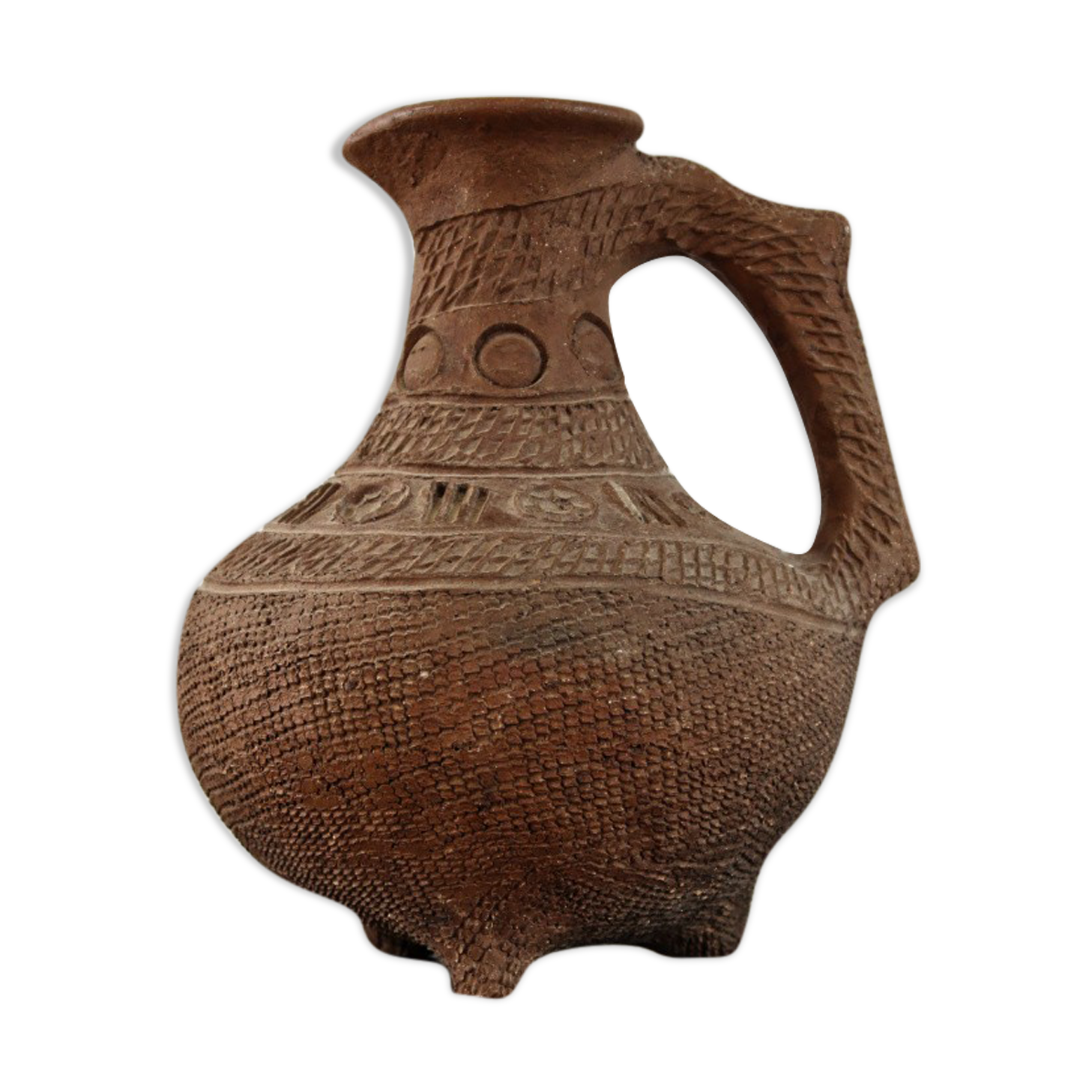 Ethnic terracotta jug