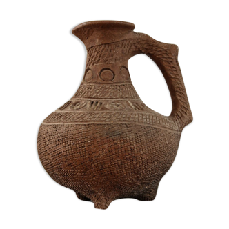 Ethnic terracotta jug