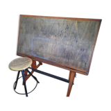 Table d'architecte bois massif
