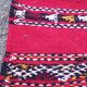 Tapis kilim : 260x79cm.