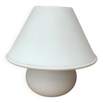 1970s vintage space-style German glass table lamp by Limburg.