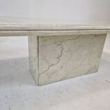 Table basse en marbre italien, années 1970