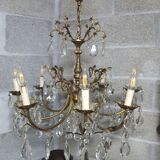 Vintage bronze chandelier