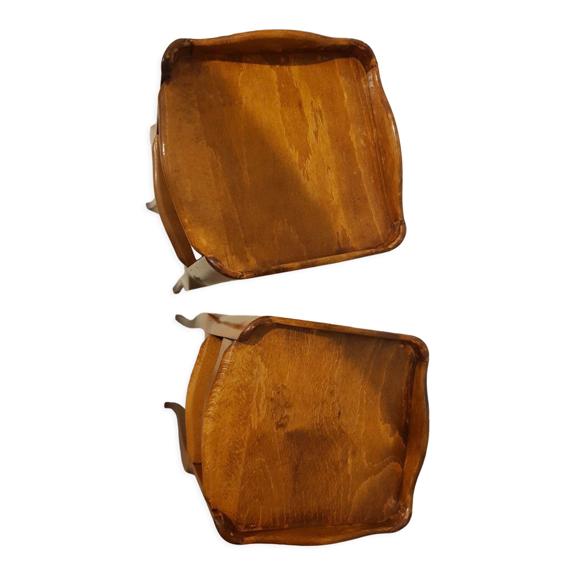 Pair of narrow bedsides Louis XV style