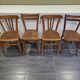 4 Baumann / Luterma bistro chairs, 1960s