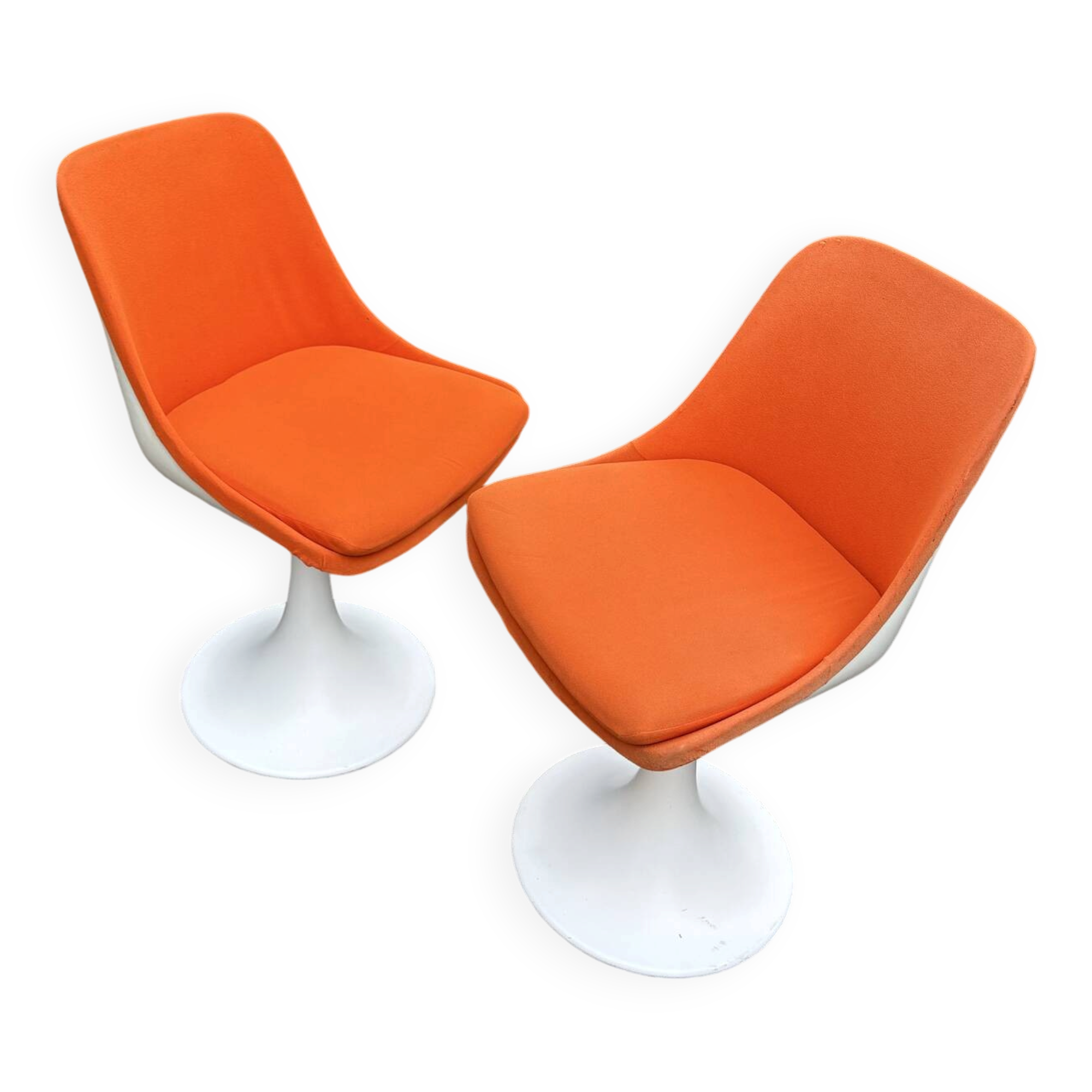 70s tulip chairs