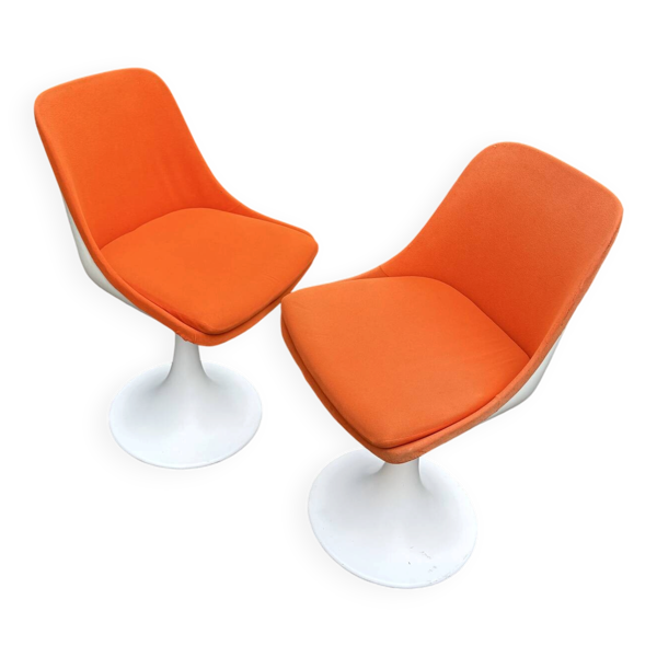 Chaises tulipes années 70