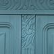 Armoire parisienne art déco bleue grisé 1930