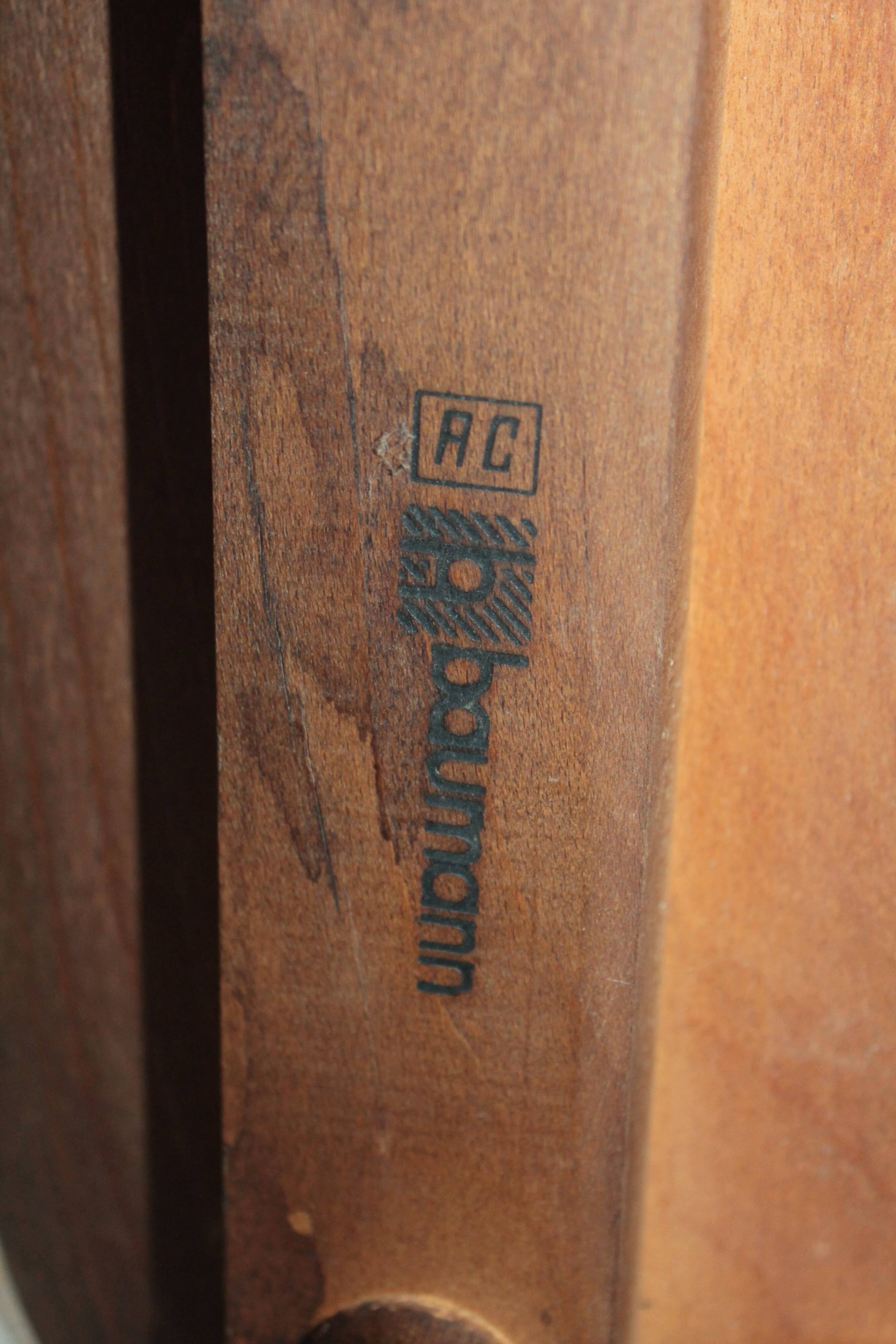 Series of 6 chairs of Bistro Baumann menuet style