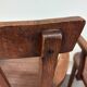 Paire de fauteuils bridge en bois