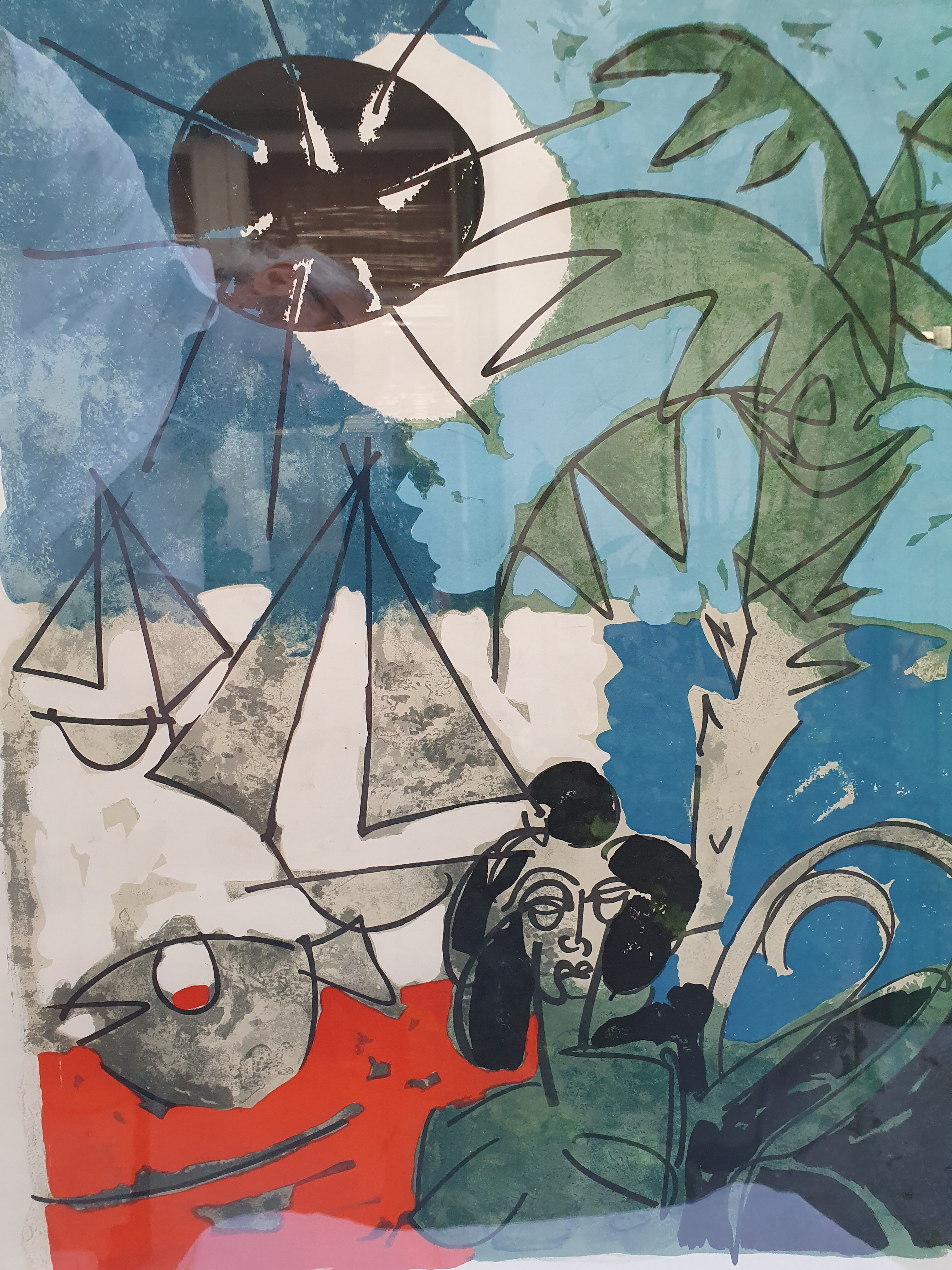 Lithographed poster of Venard