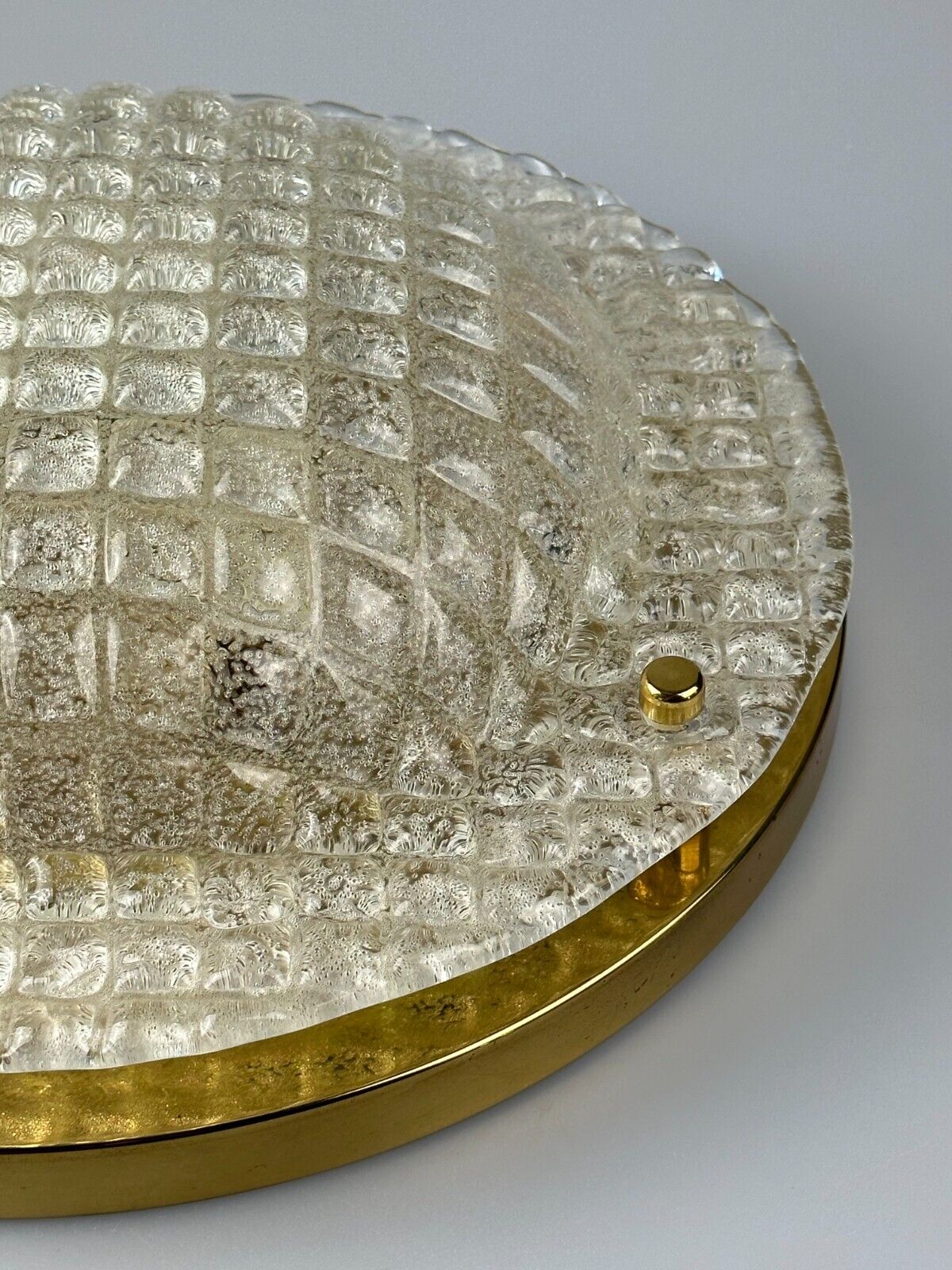 60s 70s Plafoniere ceiling lamp by Fischer Leuchten Germany Space Age