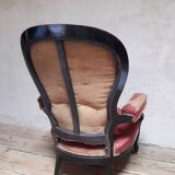 Voltaire armchair with rack and pinion XIX°