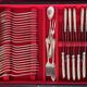 Cutlery set for 12 people.